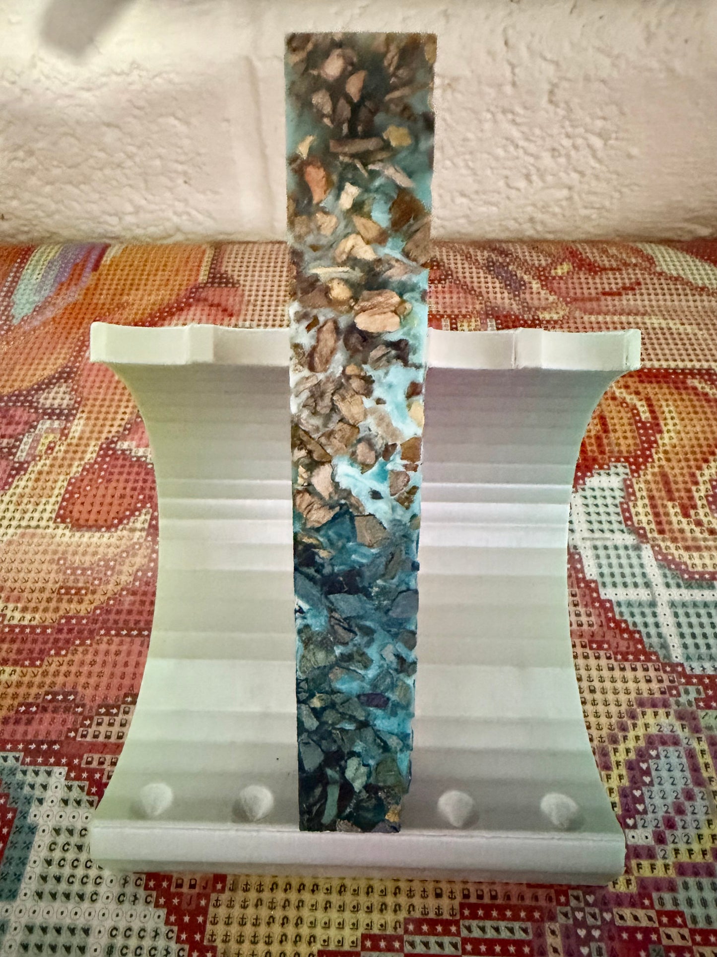 Reserved for Jessica R - Blank & Blank Turning Service - Cocoon Teal Terrazzo DP Pen- 7/29/26