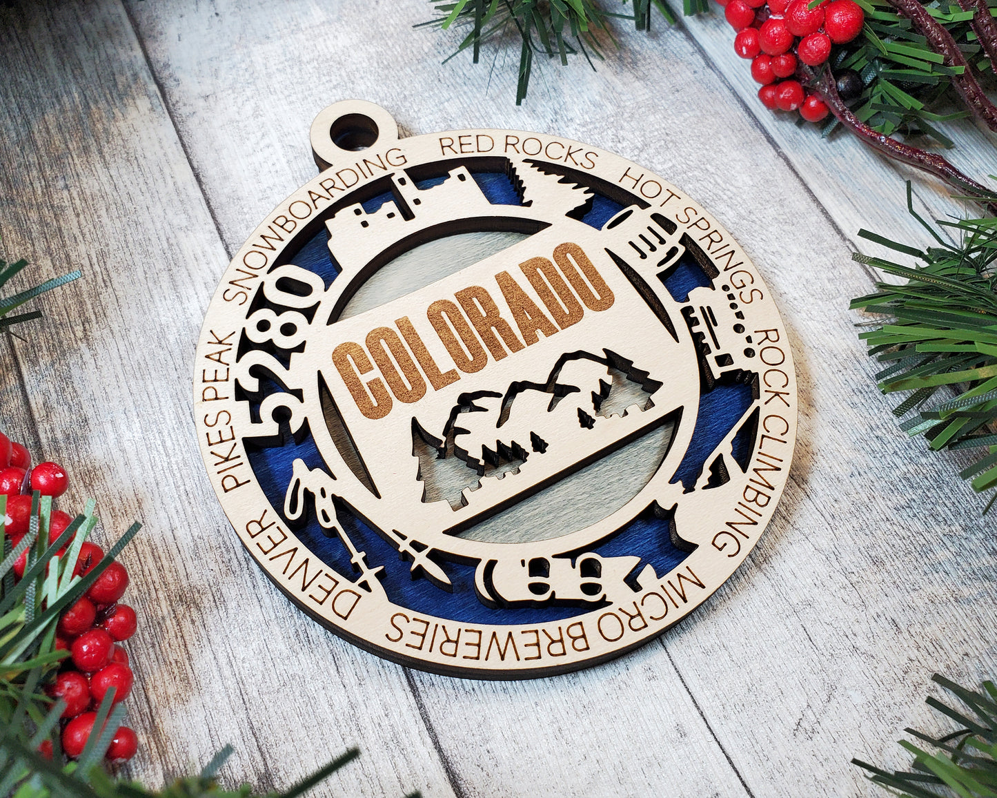 Colorado Round Ornament - KJW