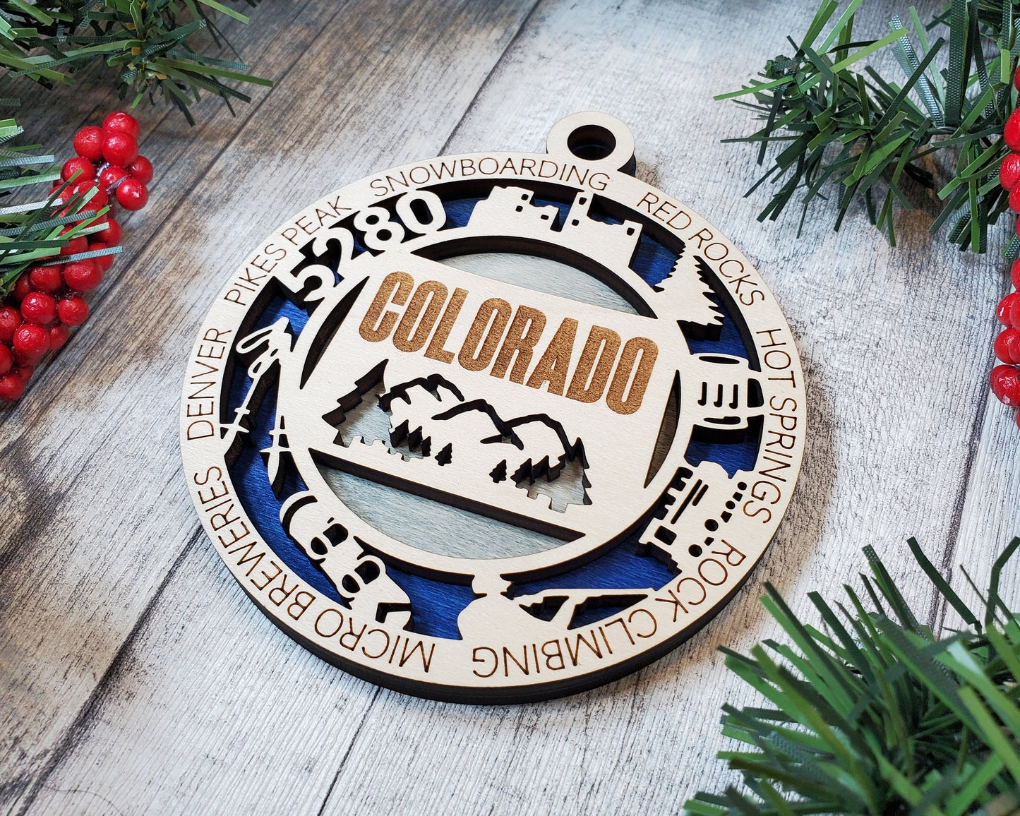 Colorado Round Ornament - KJW