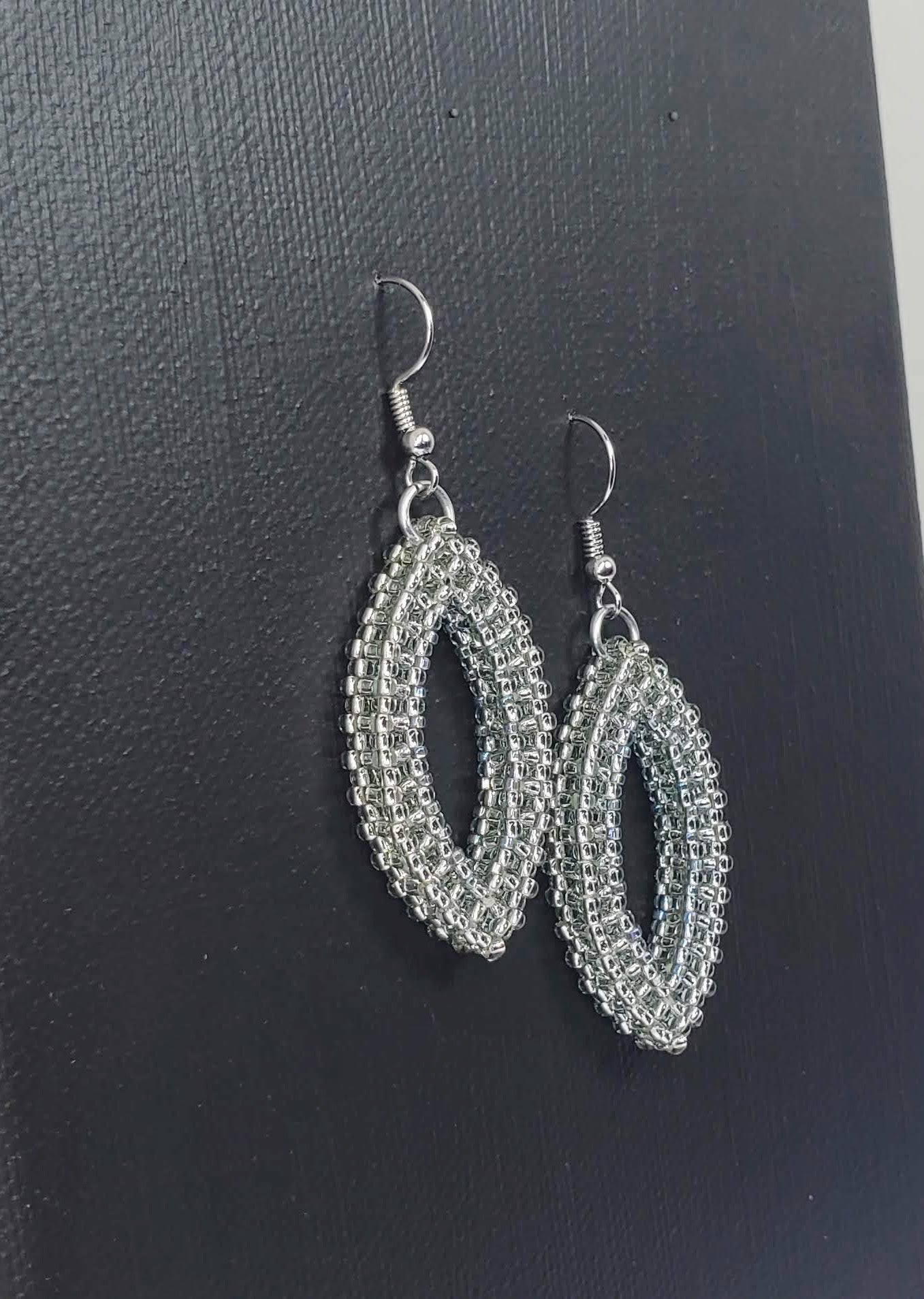 Z - Silver Marquise Earrings - TTC